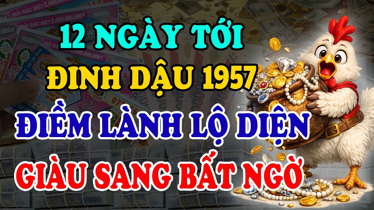 Đúng 12 Ngày Nữa Vận Đen Tan Biến, ĐINH DẬU 1957 Đón Cơn Mưa Tài Lộc  Cơ Hội Đổi Đời Duy Nhất!