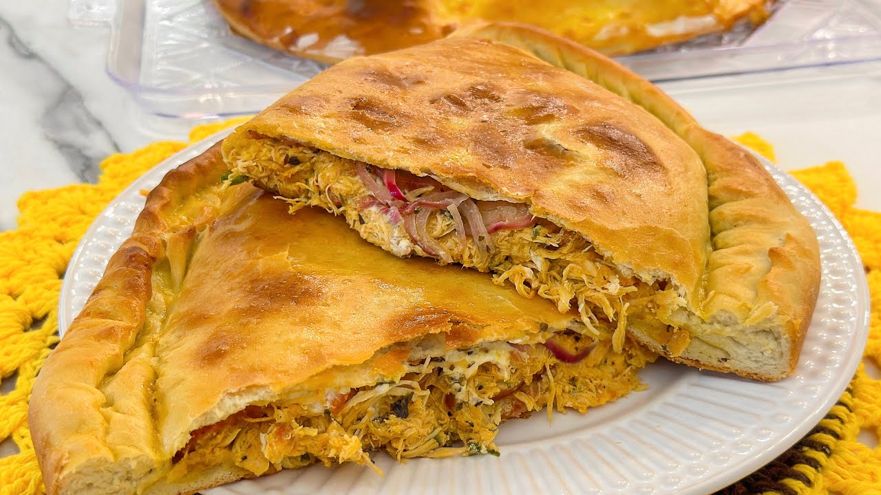 PASTELÃO DE FRANGO AO FORNO MASSA ECONÔMICA SOVADA Gabriel Freitas