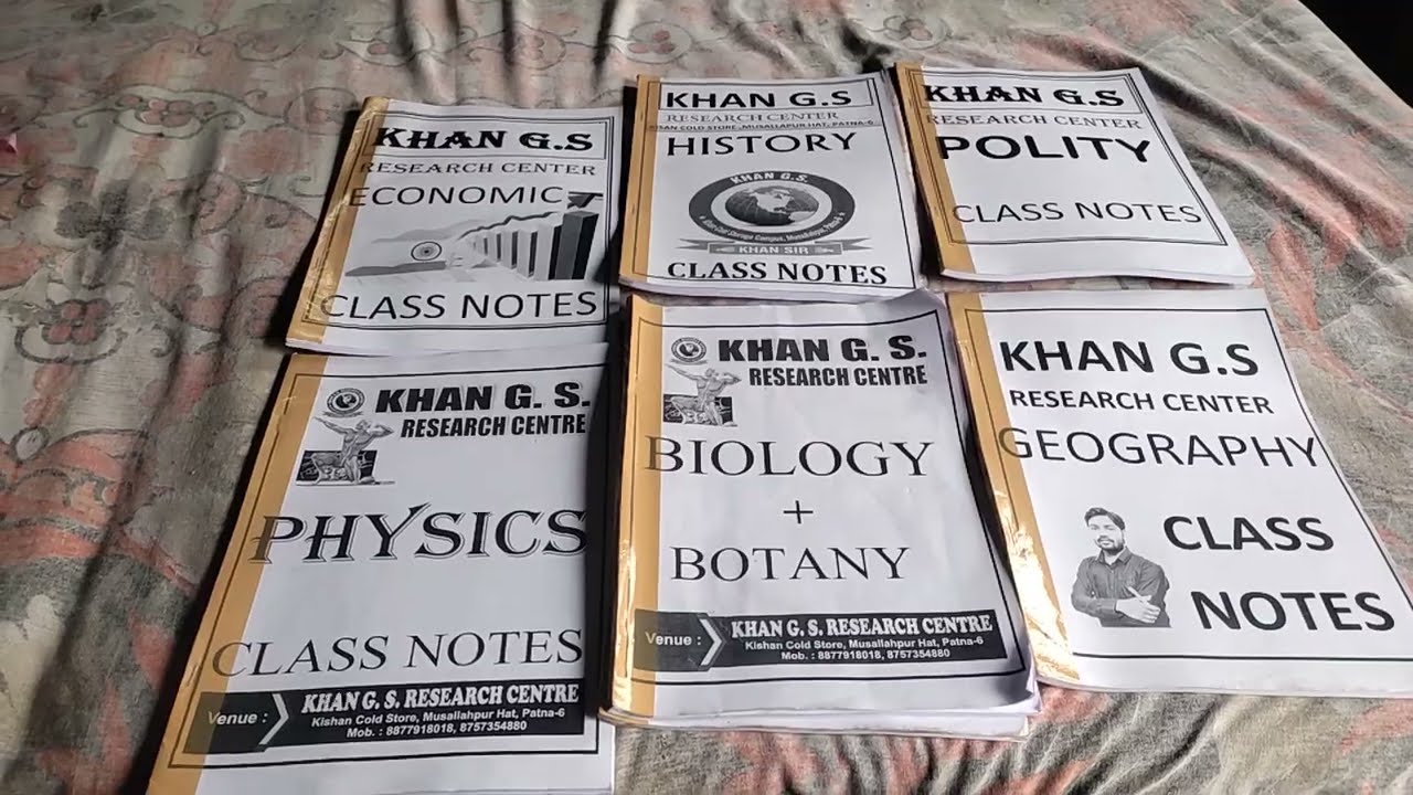 Khan Sir GK | GS Class Notes in Hindi All Subject | Railway | Bihar SSC | BPSC | PCS | UPSSSC PET