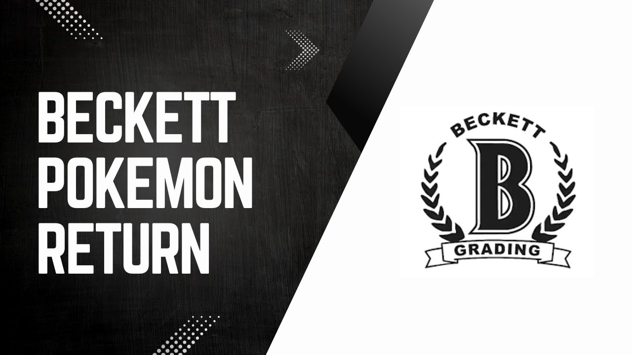 Beckett BGS 40 Pokémon Karten Europa Return.