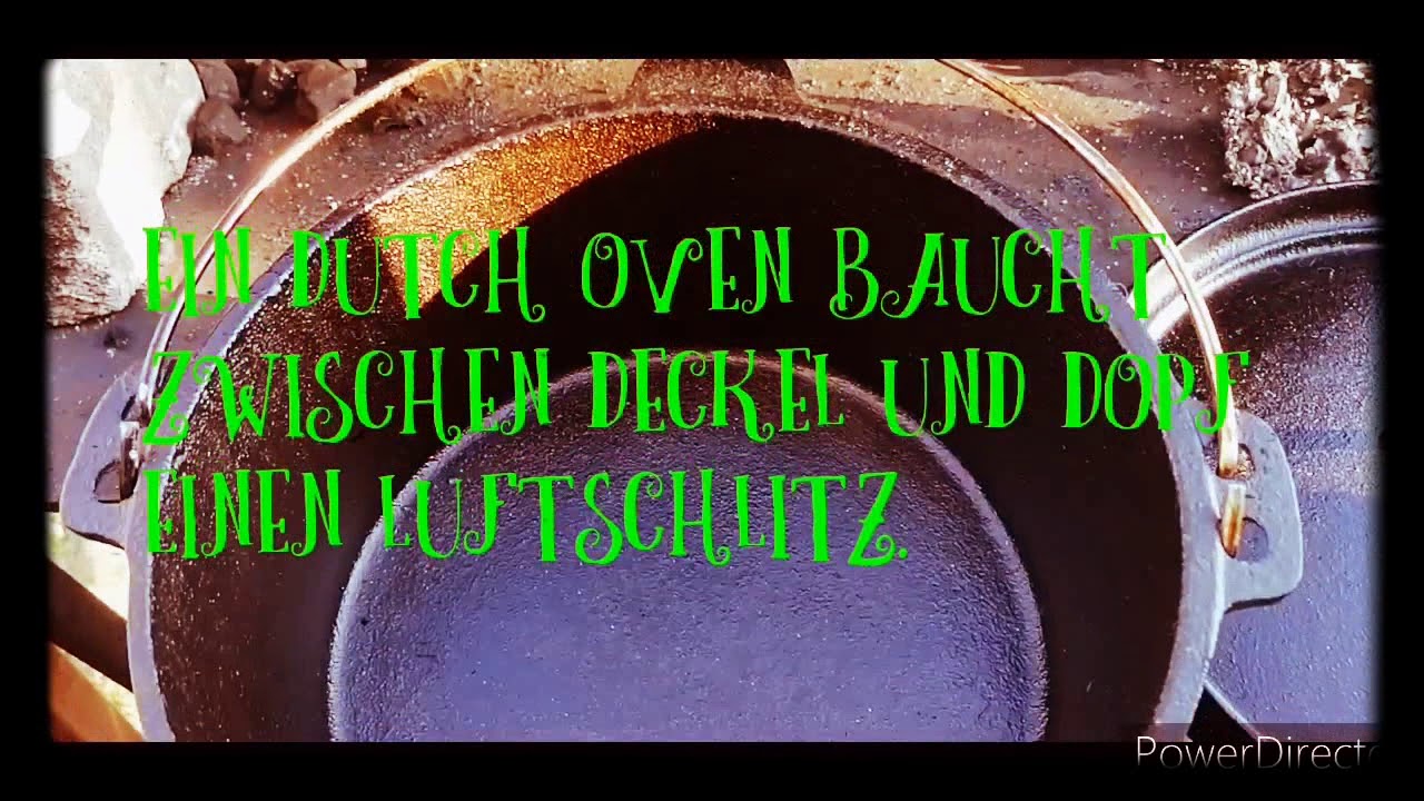 Abstandhalter f&uuml;r einen Dutch Oven.