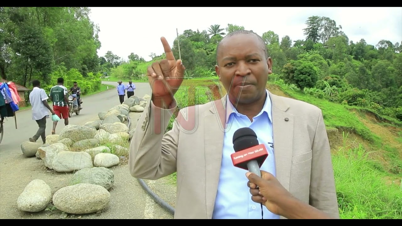 Minister Ecweru assures repair of collapsed Bundibugyo road