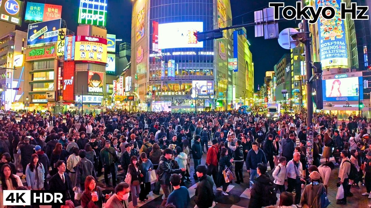😆The Energy Is Unreal!! | Shibuya Crossing in Shibuya Tokyo Jp  2026 4kHDR