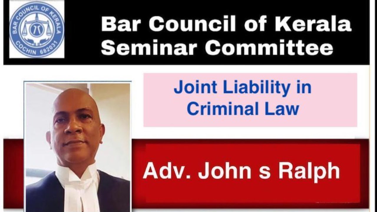 Joint Liability in Criminal Law