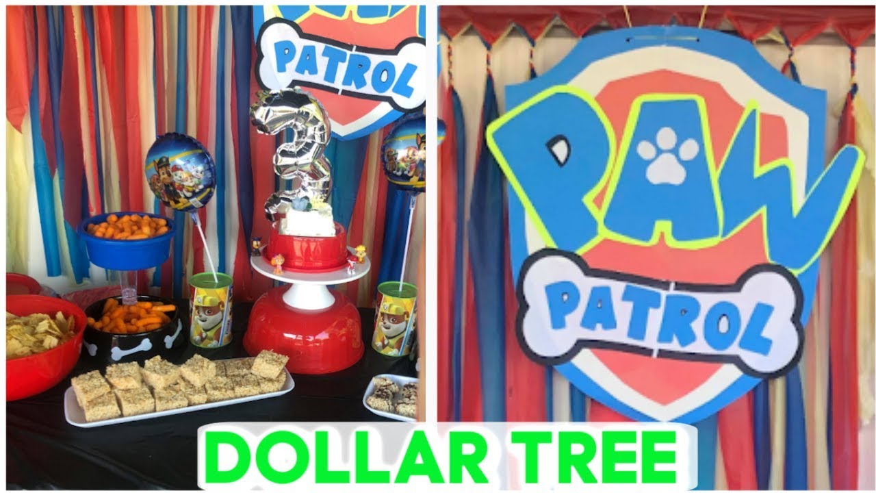 Dollar Tree Diy | Paw Patrol Birthday Party Ideas Diy