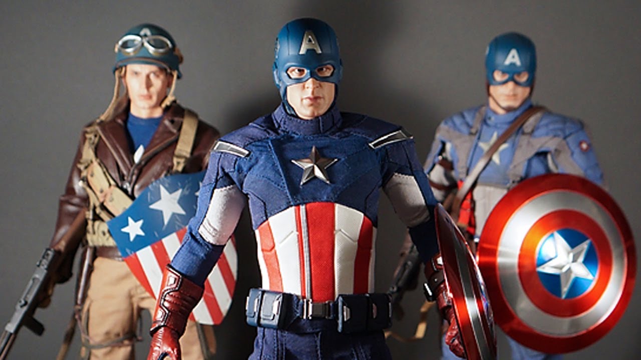 Hot Toys Marvel Avengers Captain America MMS 174 ActionFeatures.net Toy Talk Review Cap