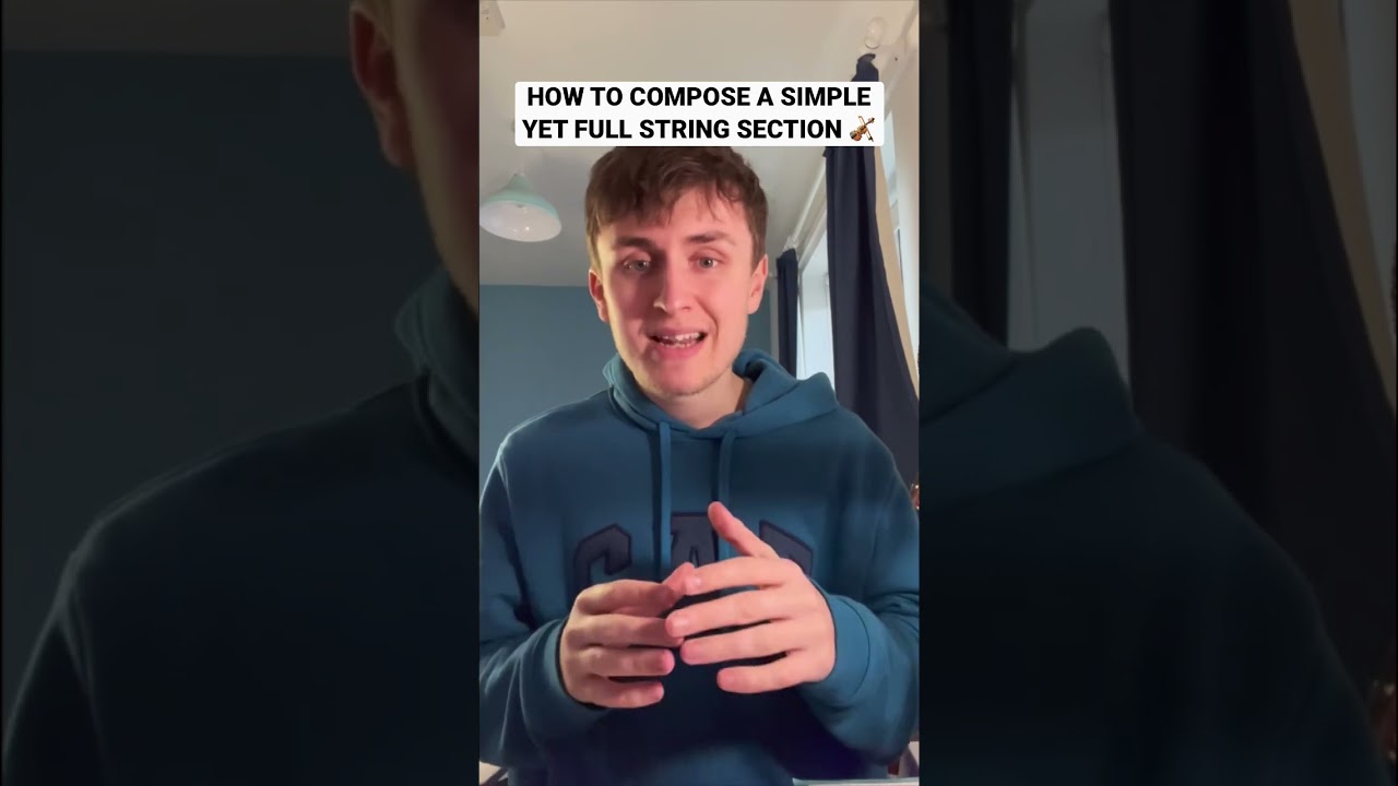 How to compose a simple yet full string section #musicproducer