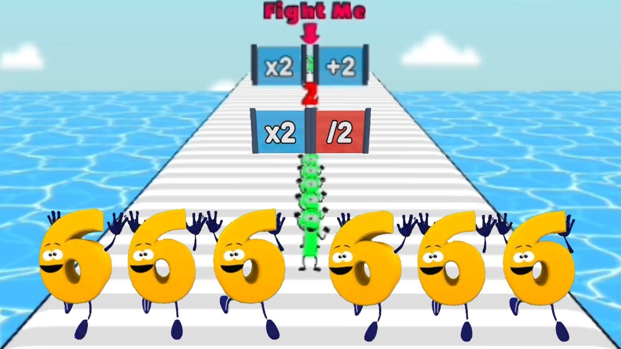 MAX LEVEL in Numbers Run 3D (HighScore) - Runner Math Games Lvl 15
