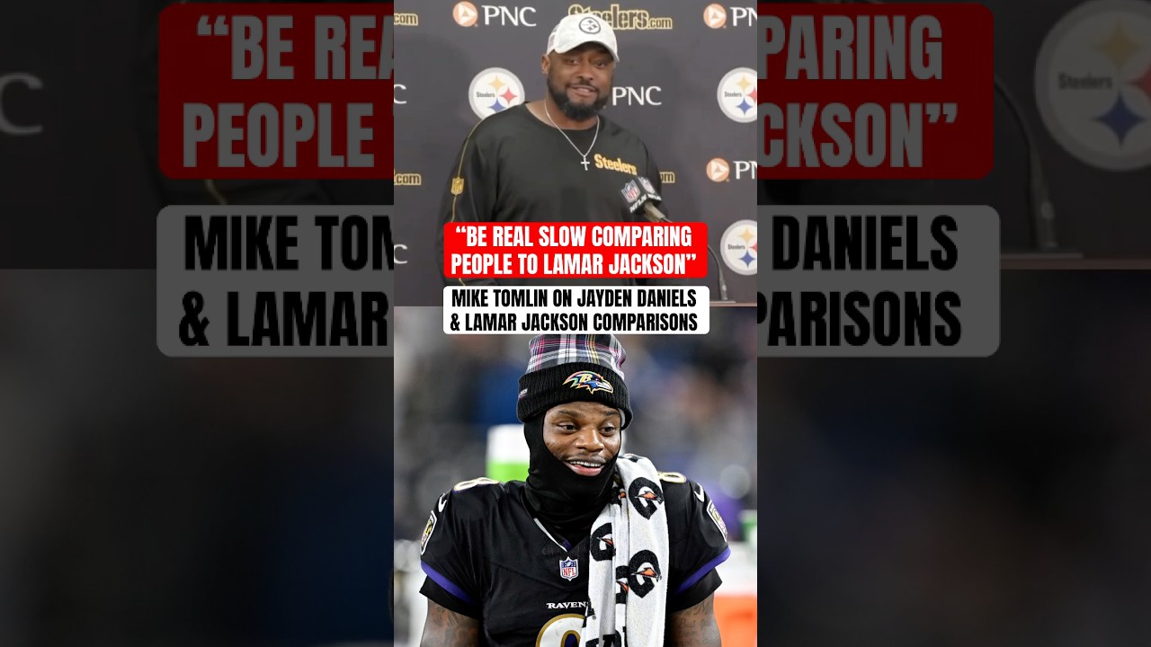 Mike Tomlin says to slow down the Lamar Jackson comparisons (via @steelers)