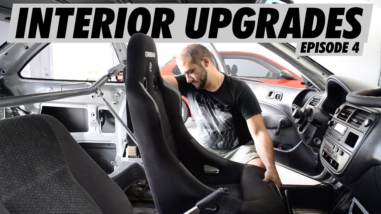 Project Civic - Gutting the interior / Corbeau Racing Seat Install Ep. 4