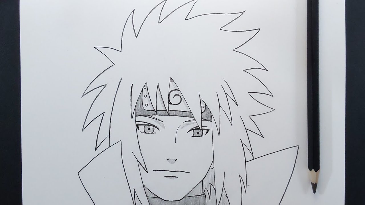 How To Draw Minato Namikaze Step By Step || Pencil Sketch