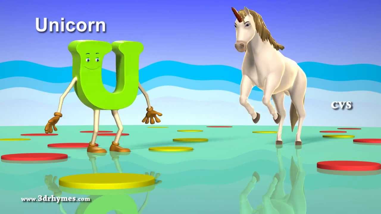A is for Ant Nursery rhymes - 3D Animation ABC Animals Alphabet song for children