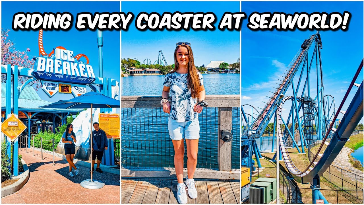 Visiting SeaWorld Orlando For My FIRST TIME! | Riding EVERY Roller Coaster!