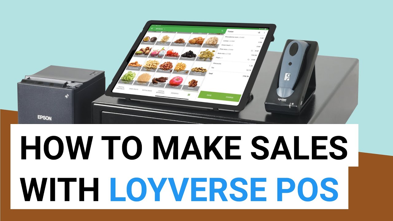Как совершать продажи с помощью Loyverse Point of Sale
