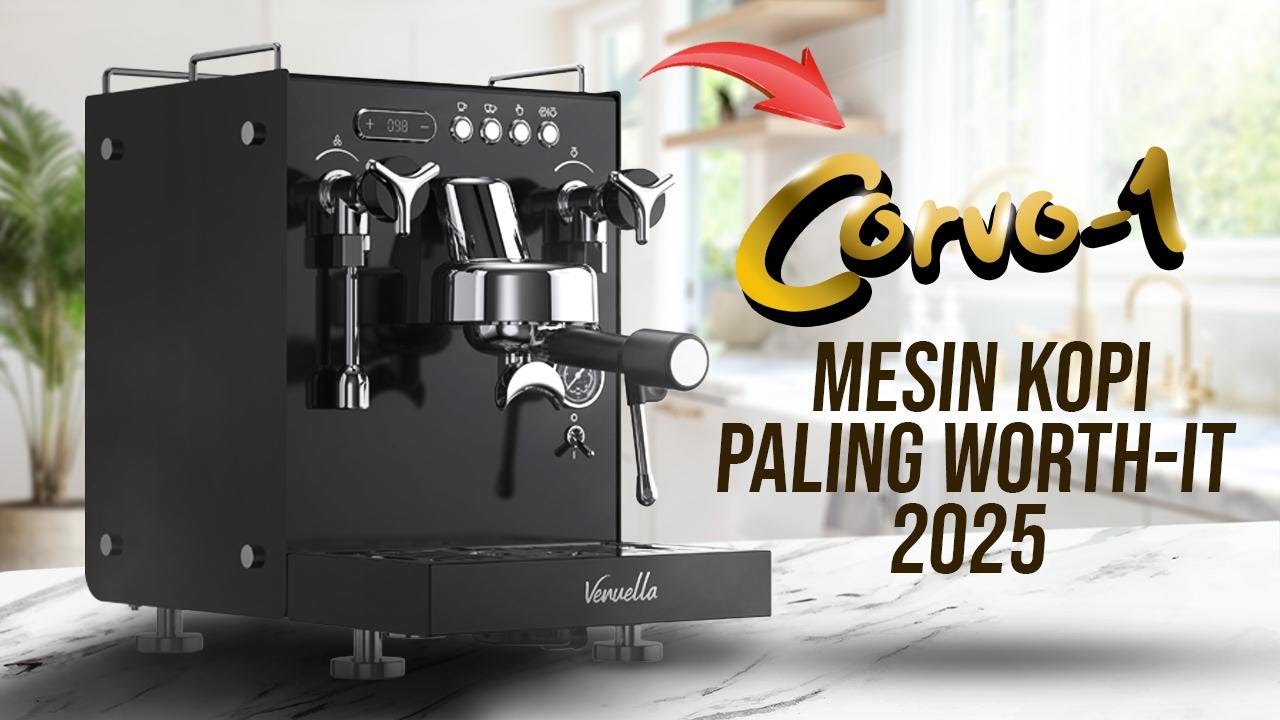 FULL REVIEW VENUELLA - CORVO-1 MESIN KOPI KOMERSIL DENGAN FITUR TERLENGKAP