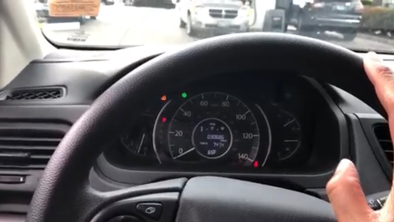 WINDSHIELD WIPERS TURN ON/OFF Honda CR-V - HOW TO