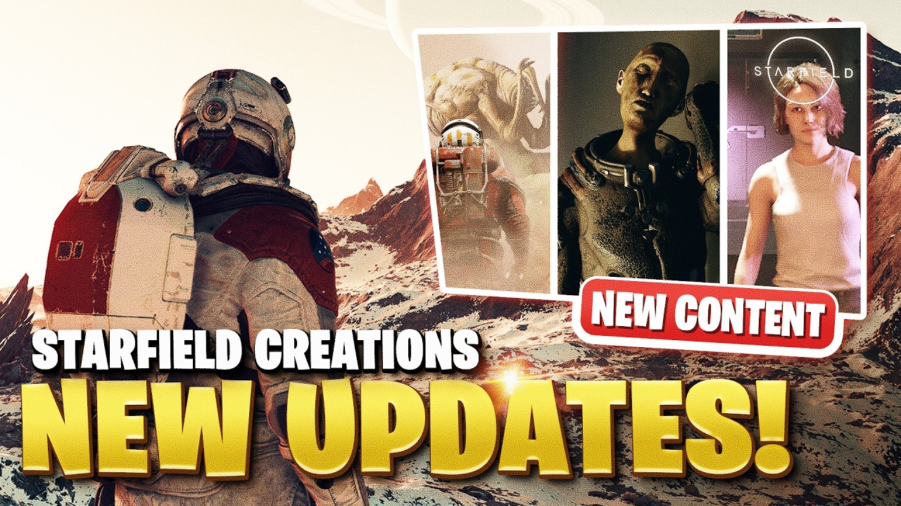 HUGE Updates to Starfield Creations! | Crater 87, The Veil & Venera
