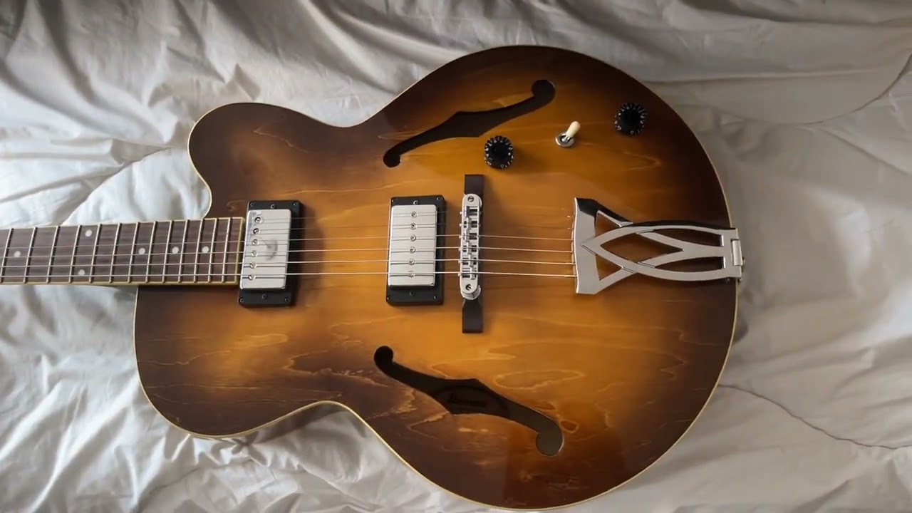 Ibanez AF55-TF Artcore Hollow-Body Guitar with upgrades (like & subscribe)