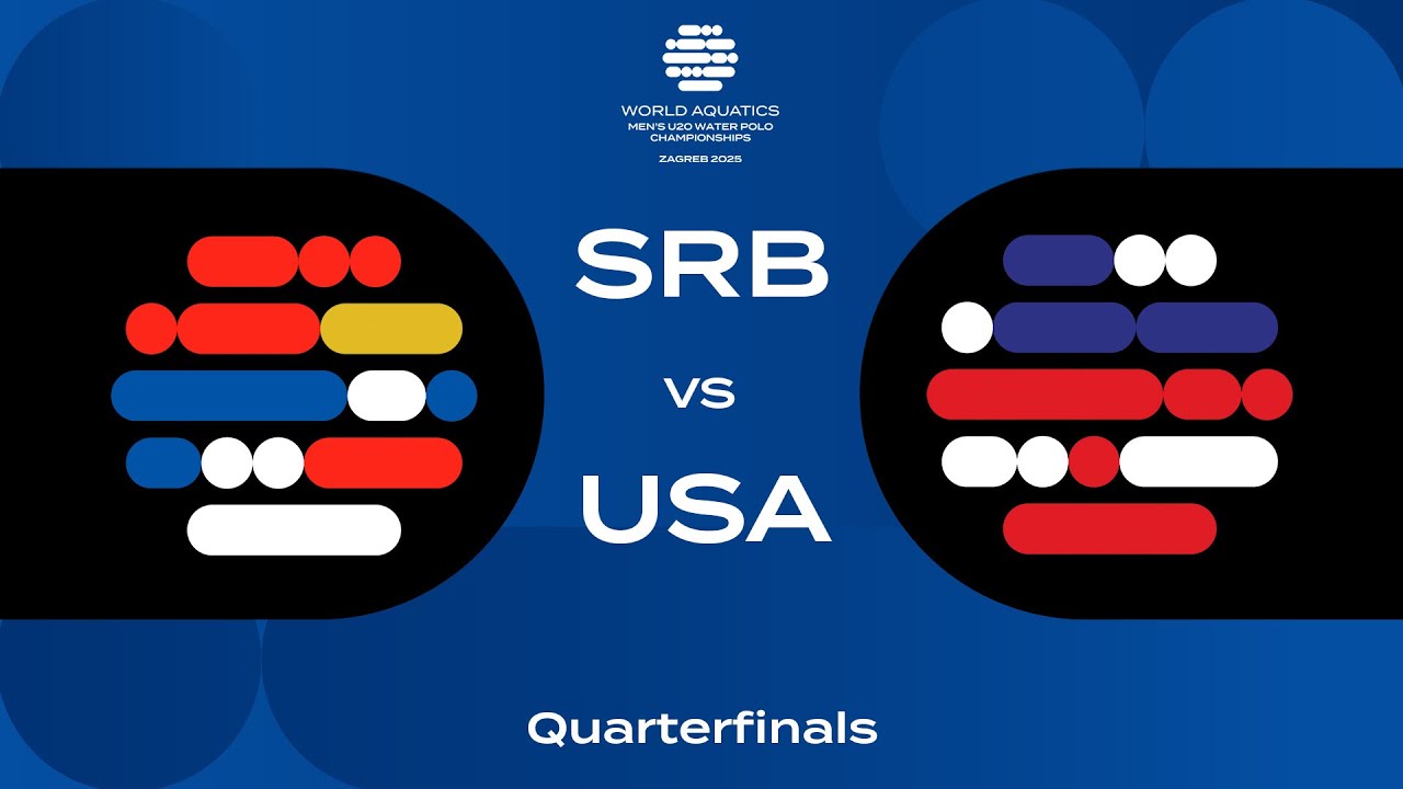 SRB vs USA | Thrilling U20 World Aquatics Quarterfinal Showdown Day 6