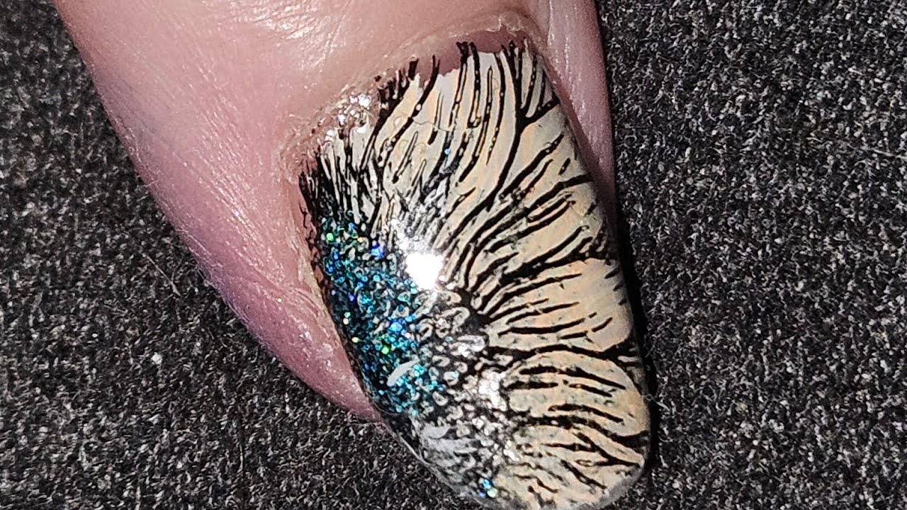 Art Using Fine China Mani x Me February 2026. Sunflower Fields (M602)