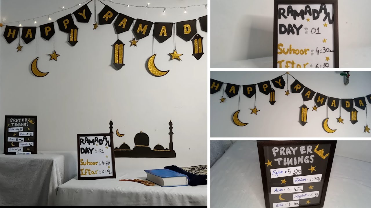 Ramadan Decoration Ideas | Ramzan Decoration | DIY Ramadan Crafts | Ramzan Crafts | Ramadan Decor