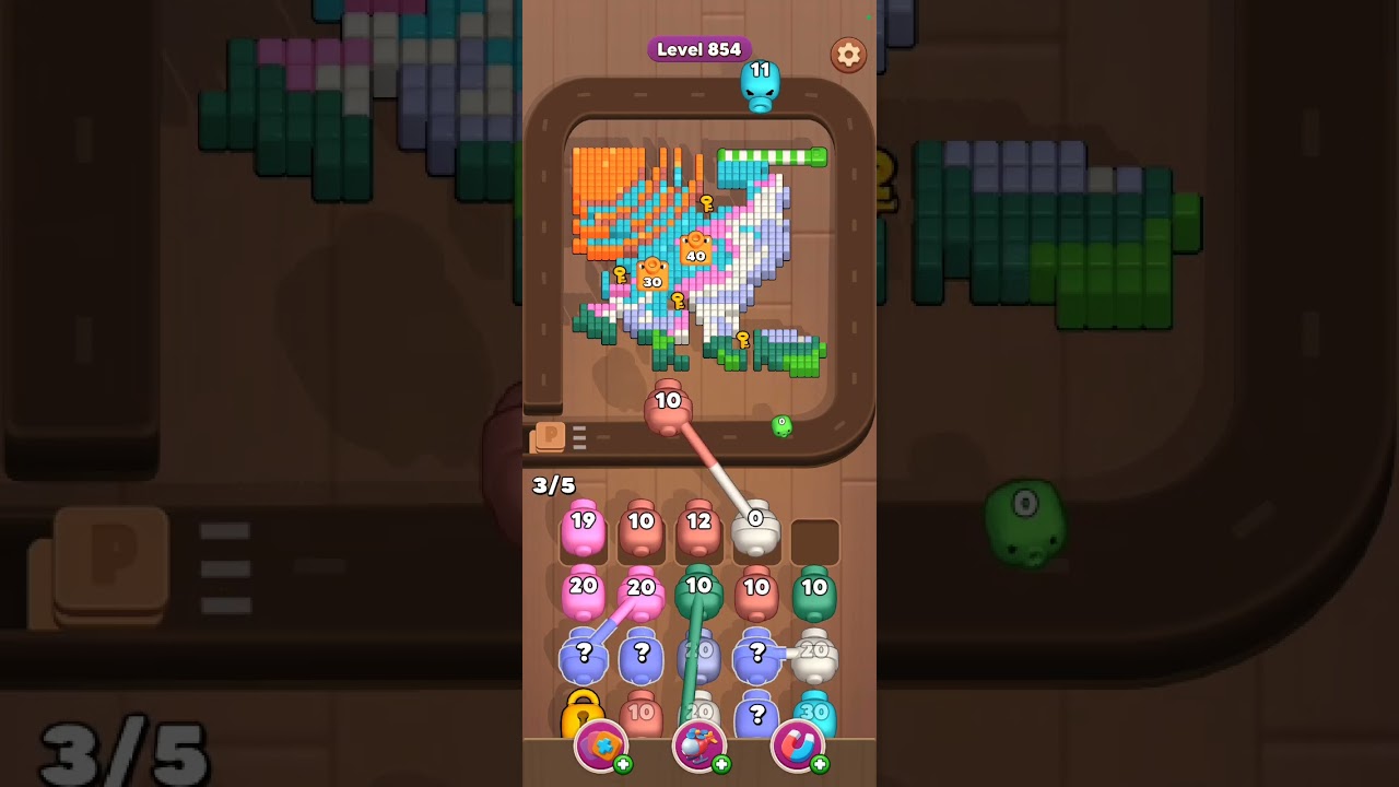 Color blaze shooter level 854