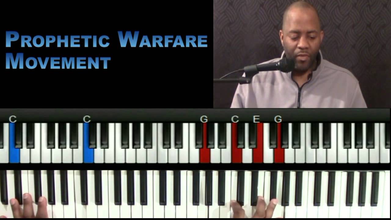 Prophetic warfare chords/ - learn to play gospel music/gospel chord progressions