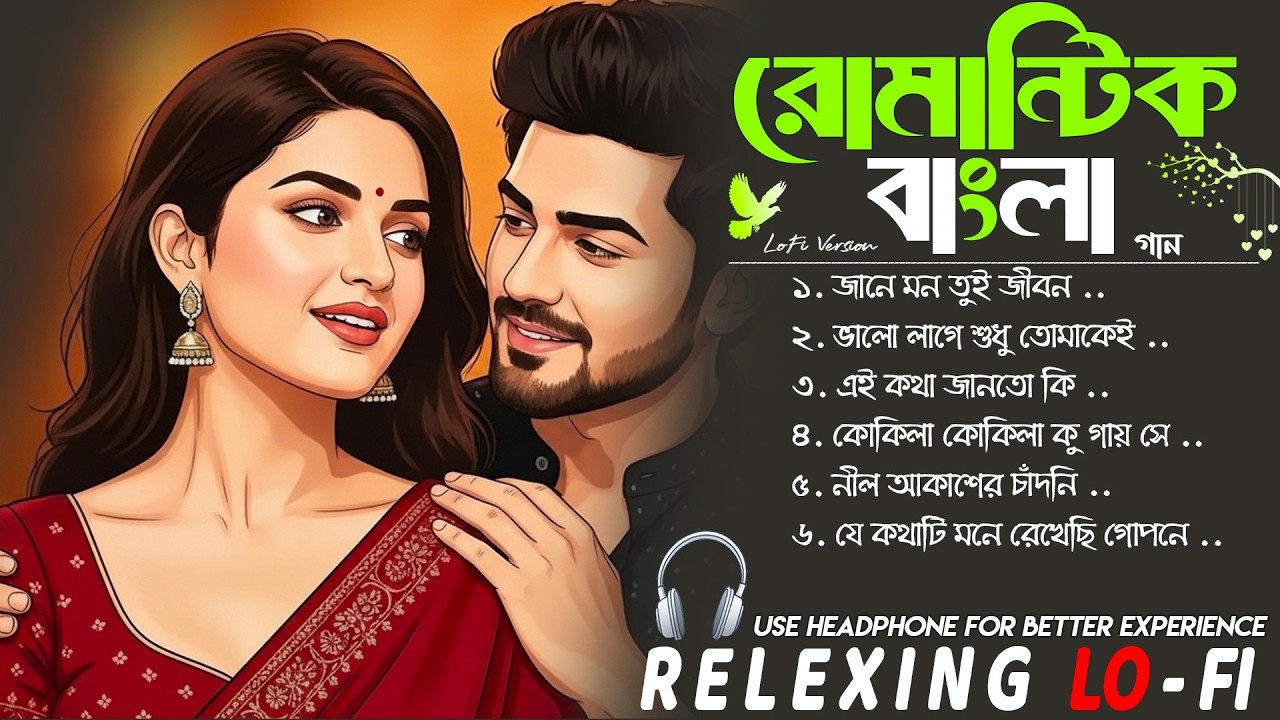 রোমান্টিক বাংলা Lo-Fi Jukebox 2026 💖 | সেরা প্রেমের বাংলা গান | Late Night Chill Vibes & Love Mood .