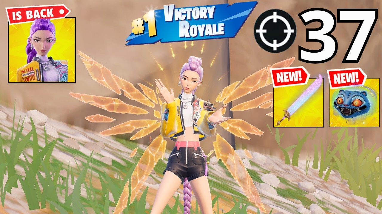 37 Elimination RUMI (Kpop Demon hunters) Gameplay Wins Zero Build (NEW FORTNITE CHAPTER 7 SEASON 1)