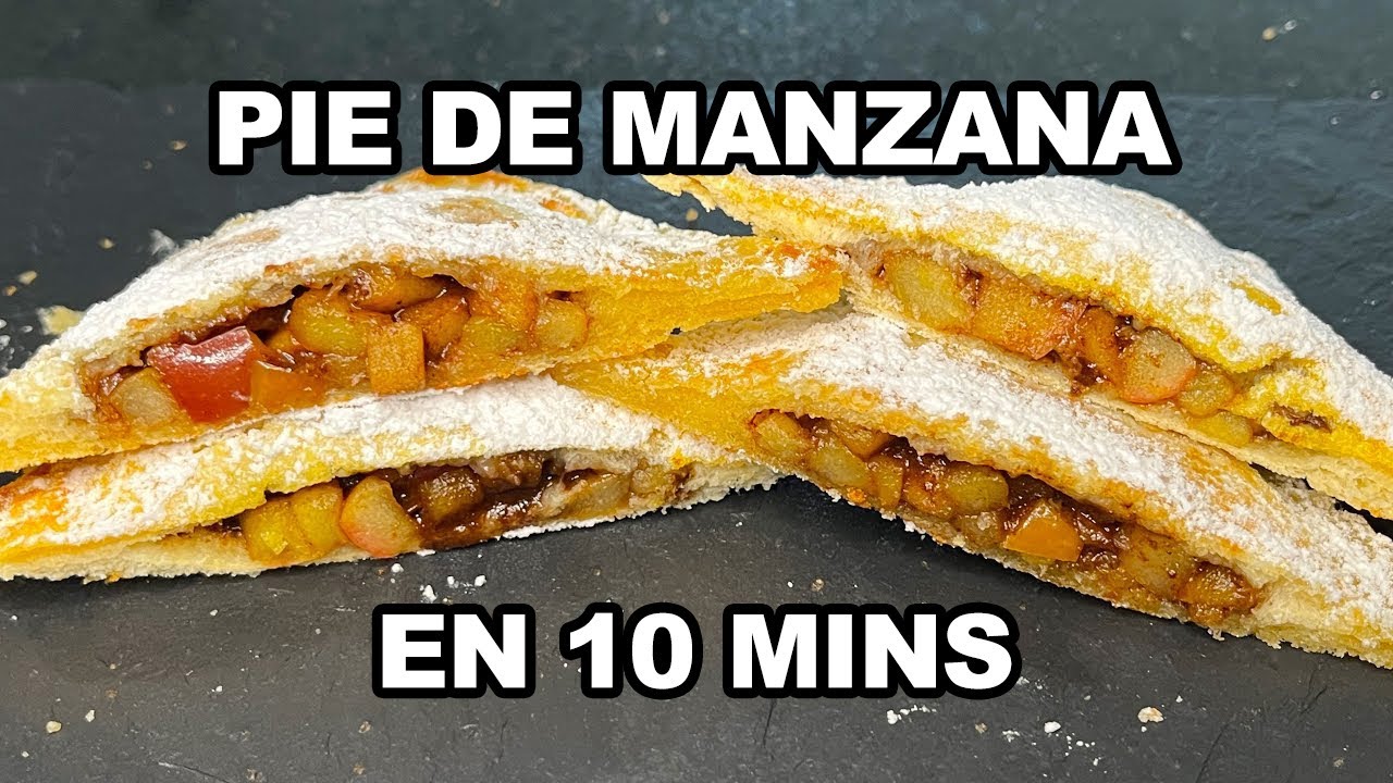 ¿Pie de Manzana en SOLO 10 Minutos? Delicioso y Fácil