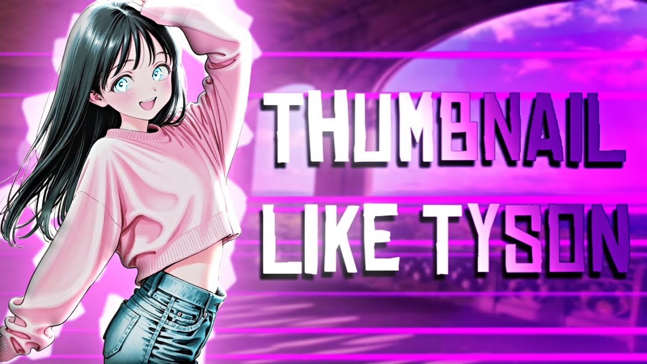 ⚠️Easy Hacks Tutorial⚠️| Make Thumbnail Like @TysonTutorials | GFX Tutorials