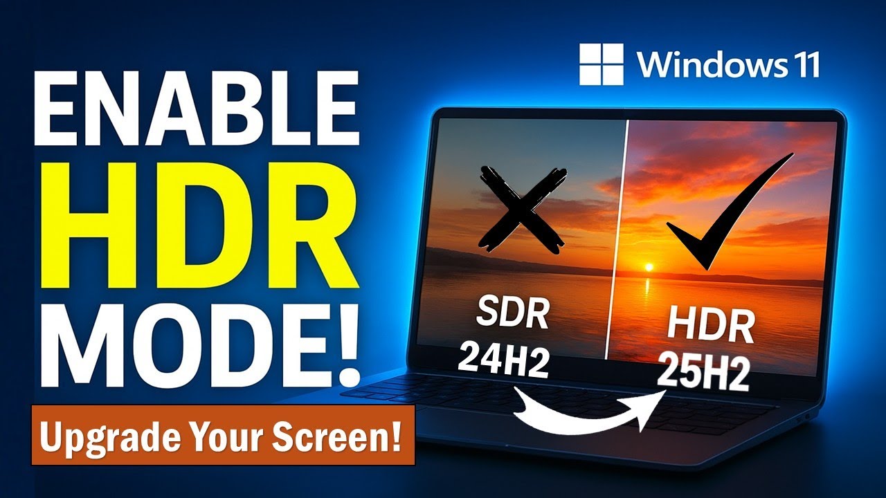 Включите потоковую передачу HDR-видео в Windows 11 | Получите потрясающее качество изображения мг...