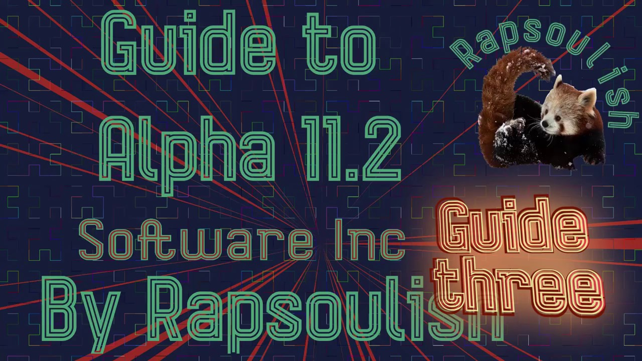 Guide three to Software Inc Alpha 11.2 | Stock market