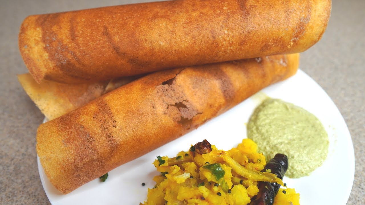 Chawal Ke Aate Ka Instant Sada & Masala Dosa Recipe | चावल के आटे से बना मसाला और सादा डोसा