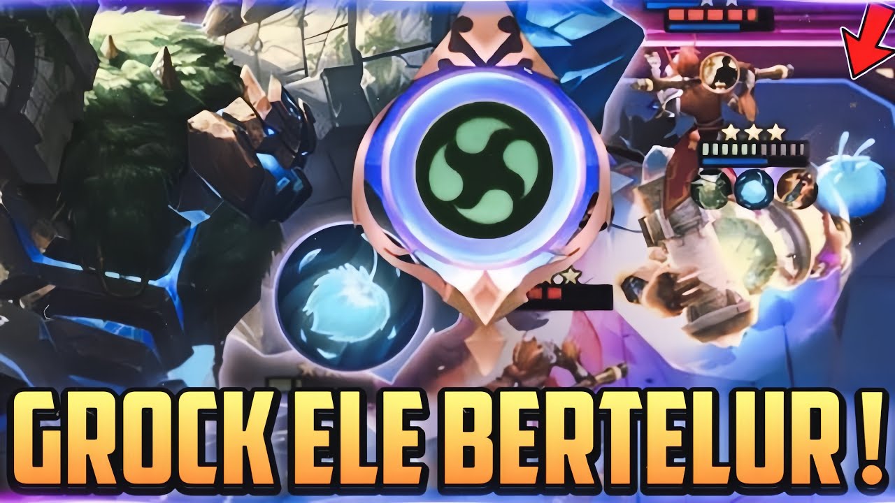 GROCK ELE DUBI 1 ❗ KUAT + NYUSAHIN ! COMBO MAGIC CHESS MOBILE LEGENDS TERBARU
