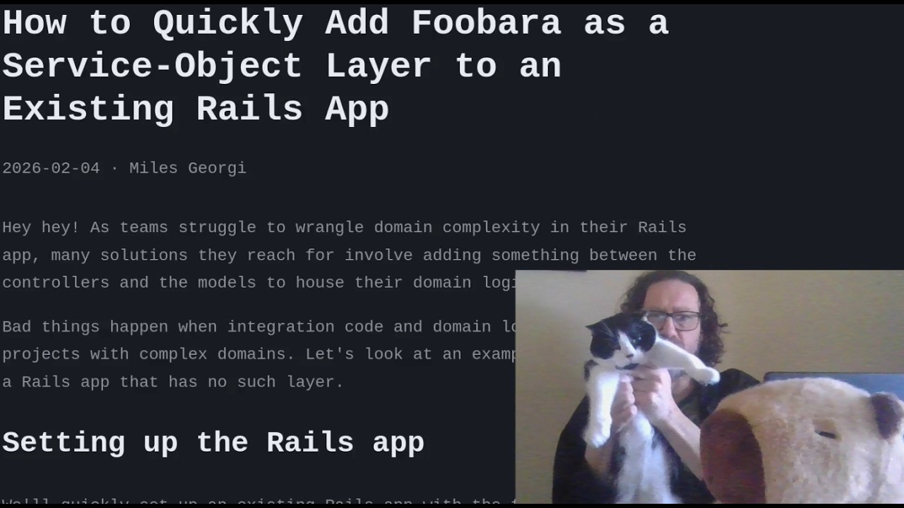 How to Quickly Add Foobara as a Service-Object Layer to an Existing Rails App