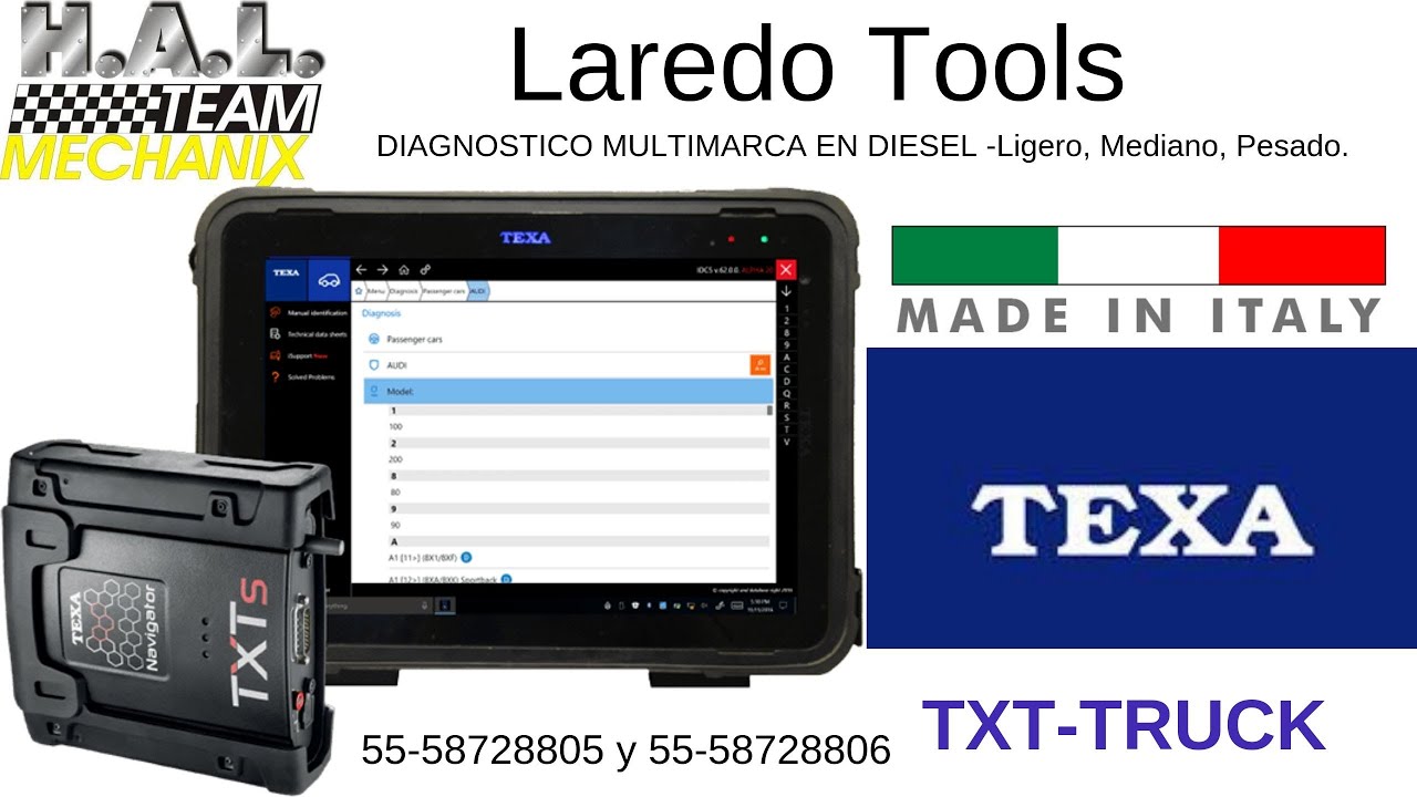 Escáner de diagnóstico diesel: TEXA