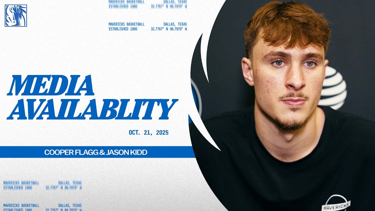Cooper Flagg & Jason Kidd | Post Practice Media Availability | 10/21/25