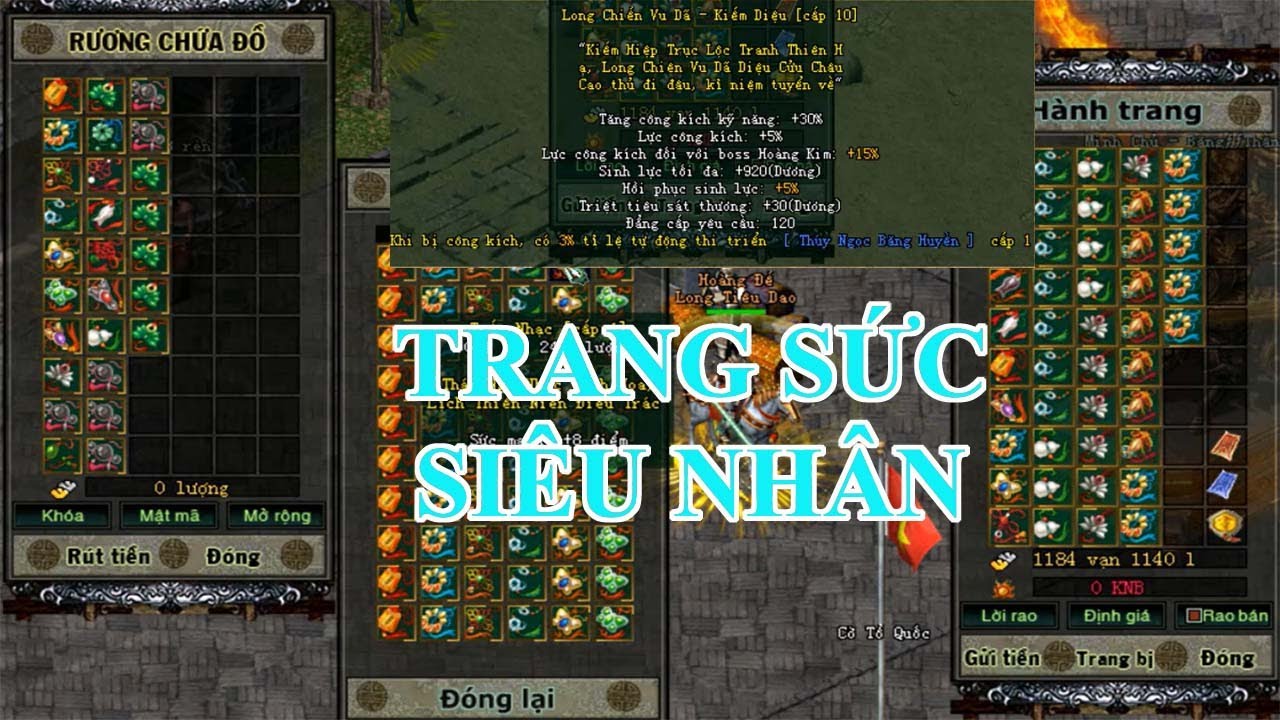 Toàn bộ TRANG SỨC hoàng kim đã từng xuất hiện trong Võ Lâm Truyền Kỳ