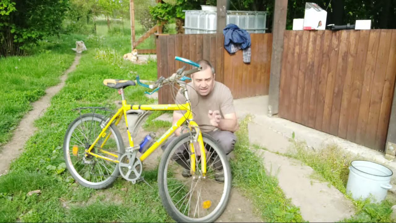 Régi bringám feltámasztása , gumicsere , egyebek - Kukkolás 2021-05-15-