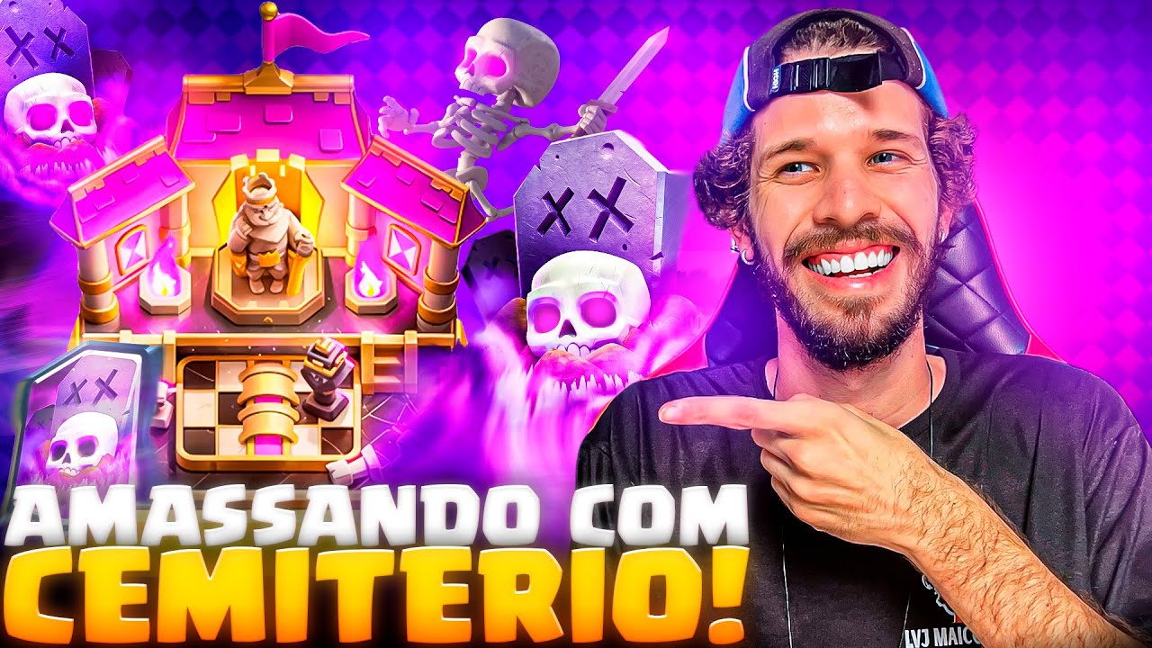 RUMO AOS 15K DE TROFÉUS COM DECK DE CEMITÉRIO! 🪦🔥