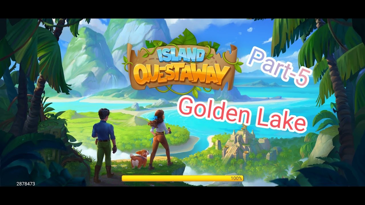 Golden Lake | island questaway |  puzzle game | walk through