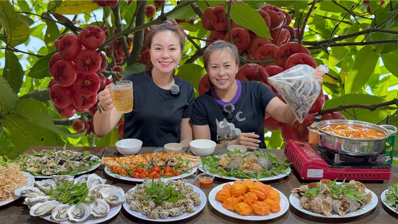 HẾT HỒN KHI VỀ NHÀ “TRÁI CÂY CHÍN NHIỀU QUÁ”TIỆC HẢI SẢN CÙNG SONG HỶ VLOG 