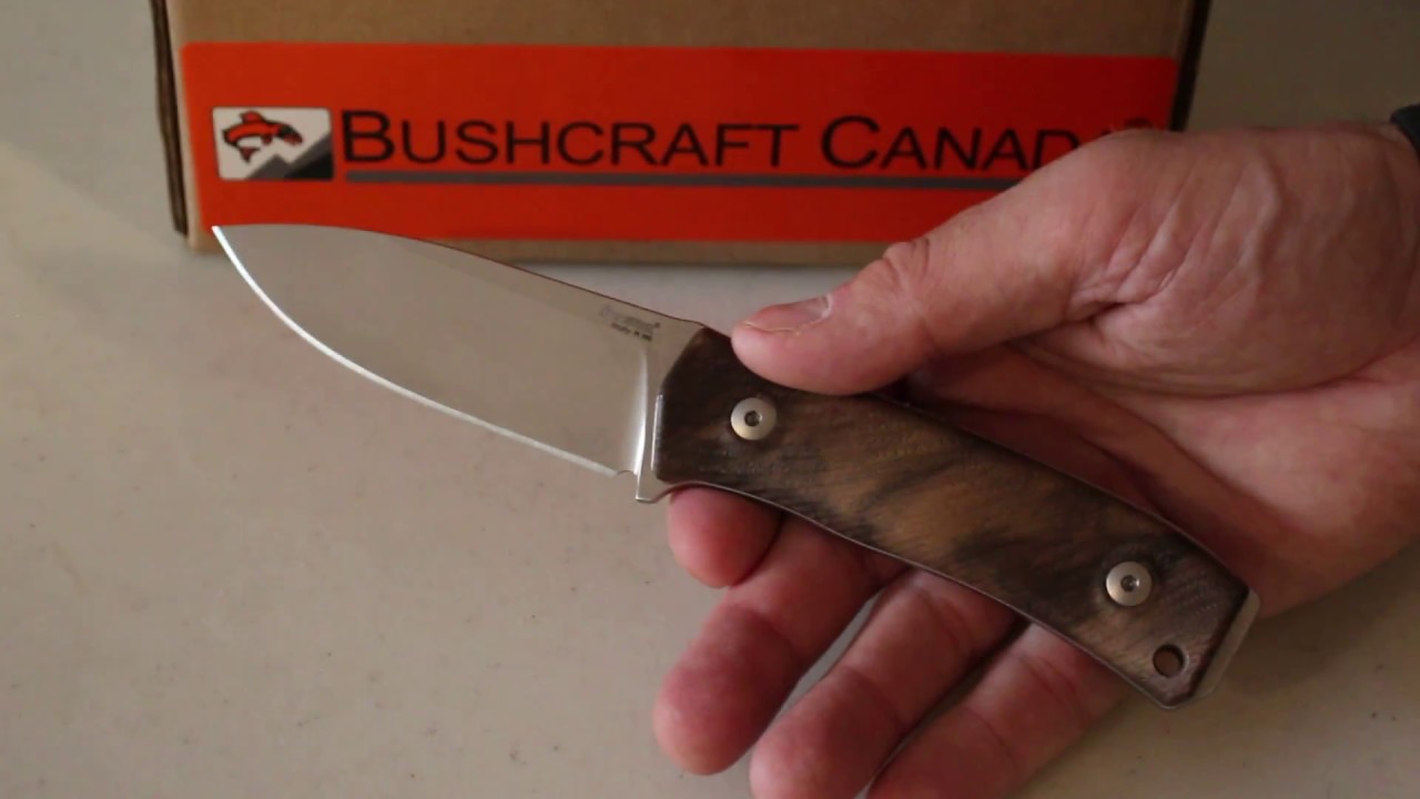 NEW! Lionsteel M4 Walnut view by www bushcraftcanada com