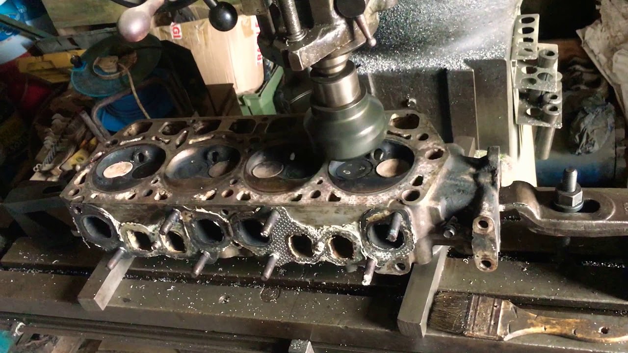 Resurfacing a Toyota 4Y cylinder head