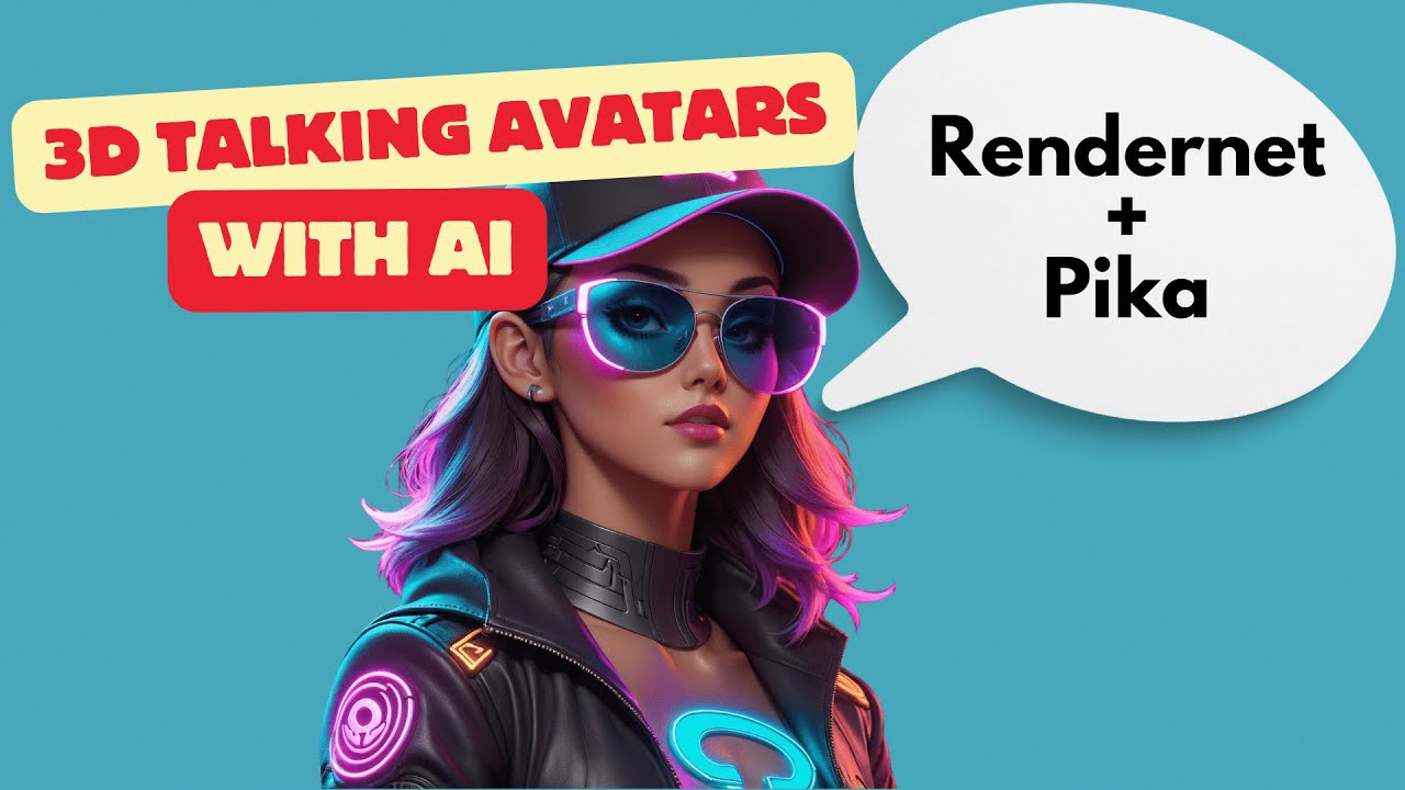 Create Talking 3D Avatars with AI - Rendernet + Pika