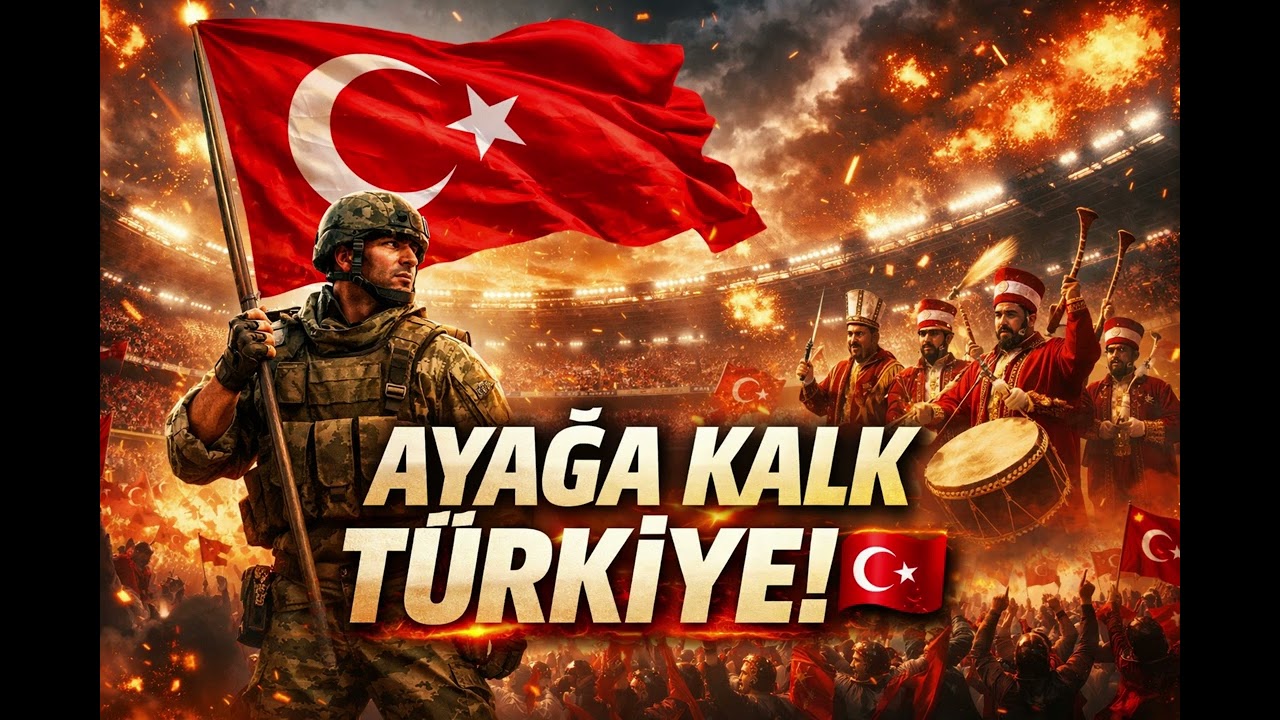 Ayağa Kalk Türkiye! 🇹🇷 | Epik Mehter & Stadyum Marşı | Yeni Milli Motivasyon Şarkısı  #bayrak #mhp