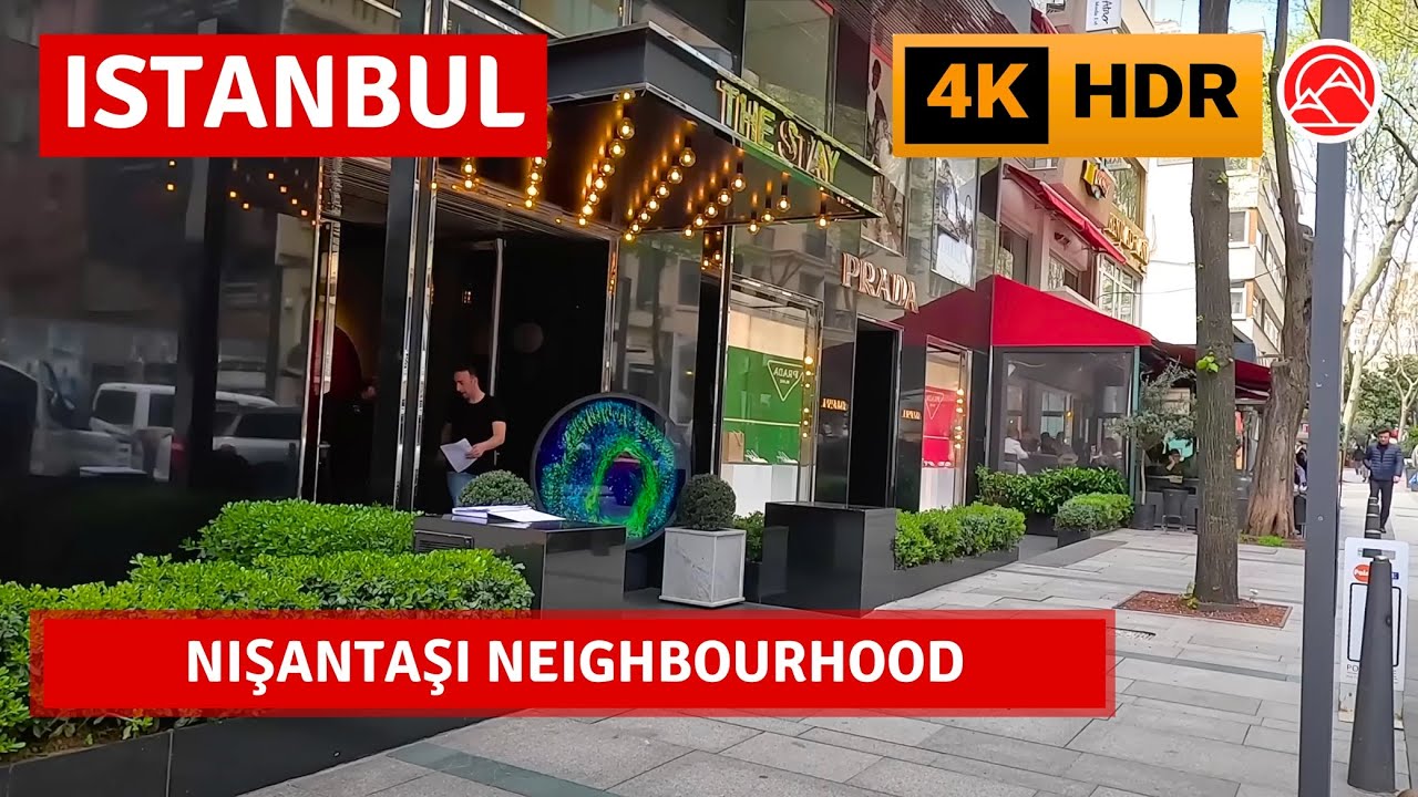 HDR Istanbul Nişantaşı Little Paris 2023 Walking Tour|4k 60fps