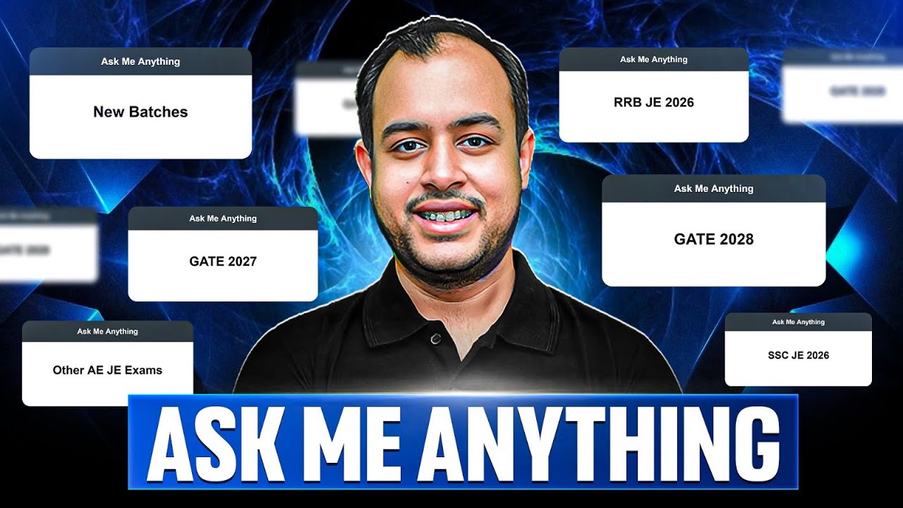 Ask Me Anything | New Batches | GATE 2027 | GATE 2028 | Ankit Goyal | One Man Army