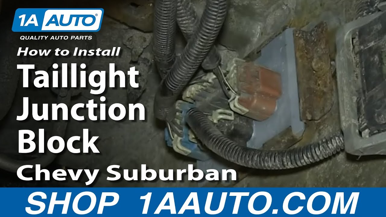 How to Replace Tail Light Combination Junction Block 02-06 Chevy Suburban 1500